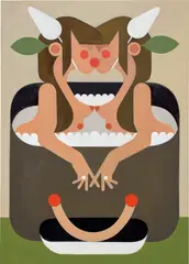 Leonhard Hurzlmeier, Frauen im Bade, 2013, oil on canvas