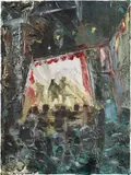 Hernan Bas, The variety theatre, 2009, acrylic on linen