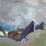 Noah Davis, In Search of Gallerius Maximumianus, 2009, oil on canvas