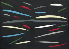 Sadie Benning, Black River, 2015, acrylic, Aqua-Resin and casein on Medite and wood