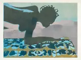 Untitled by Njideka Akunyili Crosby, 2011, monotype on paper, sold Mar 2020