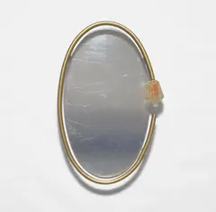 Mirror for Hang-Over Bud by Martin Kippenberger, 1990, wood, metal, casting resin and aluminum foil, sold Mar 2020