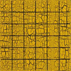 Blakerman #1 by Ed Moses, 2011, acrylic and glue on canvas, sold Mar 2020