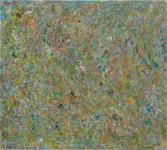 Milton Resnick, Pulse, 1963, oil on paper laid on canvas
