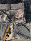 Alfred Leslie, Untitled (Seated Figure)