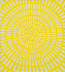 Complementary Radiance by Richard Anuszkiewicz, 1960, oil on canvas, sold Mar 2020