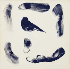 Lee Ufan, Untitled, 1982, oil and mineral pigment on canvas