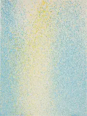 Working Girl by Lucien Smith, 2012, acrylic on unprimed canvas, sold Mar 2020