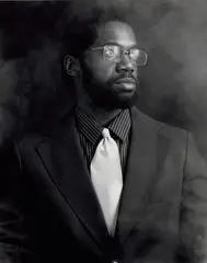 Rashid Johnson, The New Negro Escapist Social and Athletic Club (Harold), 2010, gelatin silver print