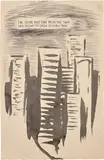 No title (The silver mist...) by Raymond Pettibon, 1996, ink on paper, sold Mar 2020