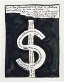 Raymond Pettibon, No title (Candles gleamed upon...)