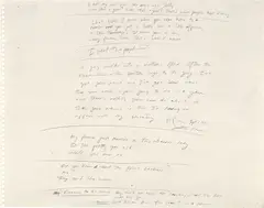 Jokes by Richard Prince, 1991, ink on paper, sold Mar 2020
