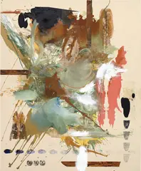 Elizabeth Neel, Shell Game with Lobster, 2015, acrylic on canvas
