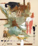 Elizabeth Neel, Shell Game with Lobster, 2015, acrylic on canvas