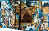 Radcliffe Bailey, Untitled, 2001, gouache on photo and paper collage