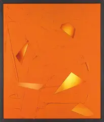 Untitled by Anselm Reyle, 2006, mixed media on canvas, in metal frame, sold Mar 2020