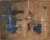 Zilia Sánchez Domínguez, Untitled, 1960, oil on Masonite
