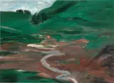 Raymond Pettibon, Where are their palms?, 1991, acrylic on board