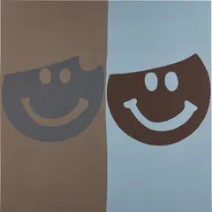 Erik D. Clark by Cosima von Bonin, 2002, cotton on wool, sold Mar 2020