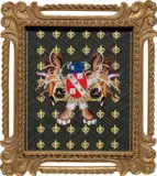 Rashaad Newsome, Grand Duke of Harlem, 2011, paper collage, in customized antique frame