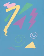 Jayson Musson, Fritzi's Painting I, 2014, Flashe on canvas