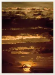 Roe Ethridge, Sunset, 2008, chromogenic print, in artist's frame