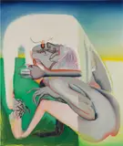 Christina Quarles, Placed, 2017, acrylic on canvas