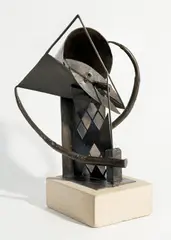 Julio González, L'arlequin / Pierrot ou Colombine, bronze