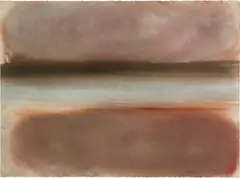 Ed Clark, Untitled, 1982, dry pigment on paper
