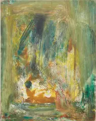 Yellow Glow by Hans Hofmann, 1960, oil on paper, mounted on Masonite, offered Jul 2020