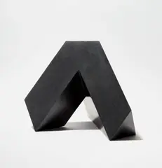 Tony Smith, Spitball, 1970, black granite