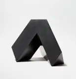 Tony Smith, Spitball, 1970, black granite