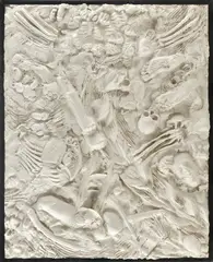 Untitled (Hypnerotomachia Series) by Robert Morris, 1982, Hydrocal and metal, sold Jul 2020