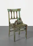 Lucas Samaras, Chair with Reclining Curvaceous V, 1983, bronze