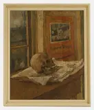 Peter J Polaine, Still Life of a Skull',, oil on canvas