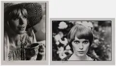 Michael Ward, Marianne Faithfull, London, 1967, and another print by Michael Ward of Mia Farrow