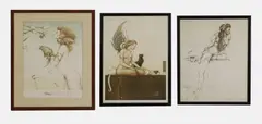 Michael Parkes, Mayan Spring'; 'Morning' and 'Danae, each signed and numbered in pencil