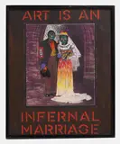 Derek Carruthers, Art is an Infernal Marriage, overpainted photograph