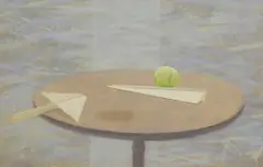 David Tindle, Paper aeroplanes, egg tempera on paper
