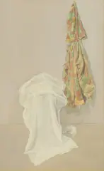 David Tindle, Studio still life, gouache and pencil