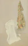 David Tindle, Studio still life, gouache and pencil