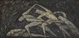 Nina Hosali, Migrants, oil on board