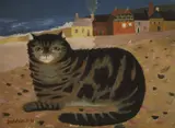 Mary Fedden, Cat on a Cornish Beach