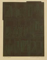 Eduardo Paolozzi, Untitled, screenprint in colours