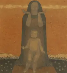 The Child by Claughton Pellew-Harvey, pencil and watercolour, sold Mar 2026