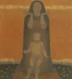 Claughton Pellew-Harvey, The Child, pencil and watercolour