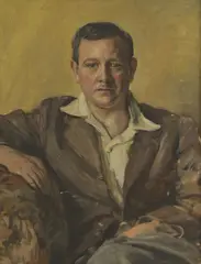 Nancy Weir Huntly, Portrait of Captain R Sheppard, oil on canvas