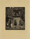 Ethelbert White, The Punch and Judy Show, woodcut