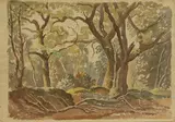Ethelbert White, A group of seven landscape studies, watercolour over pencil