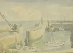A group of five paintings by Ethelbert White, watercolour on paper and board, sold Mar 2026
